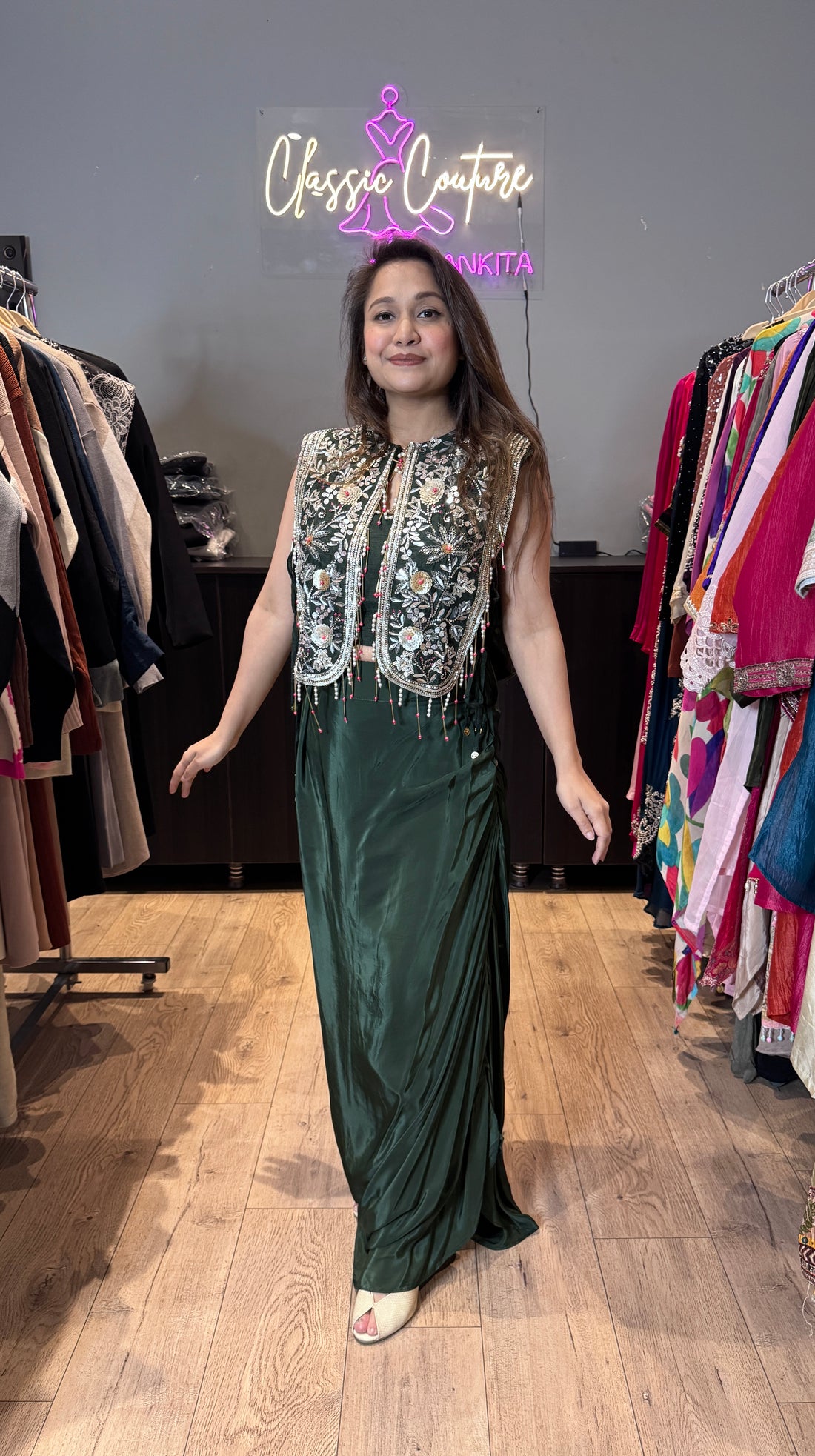 Maya indowestern set