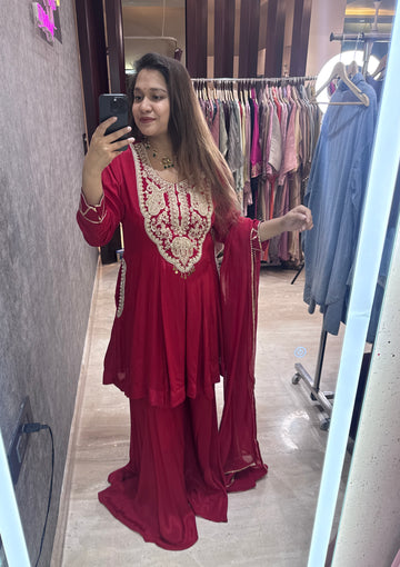 Saanjh Anarkali suit