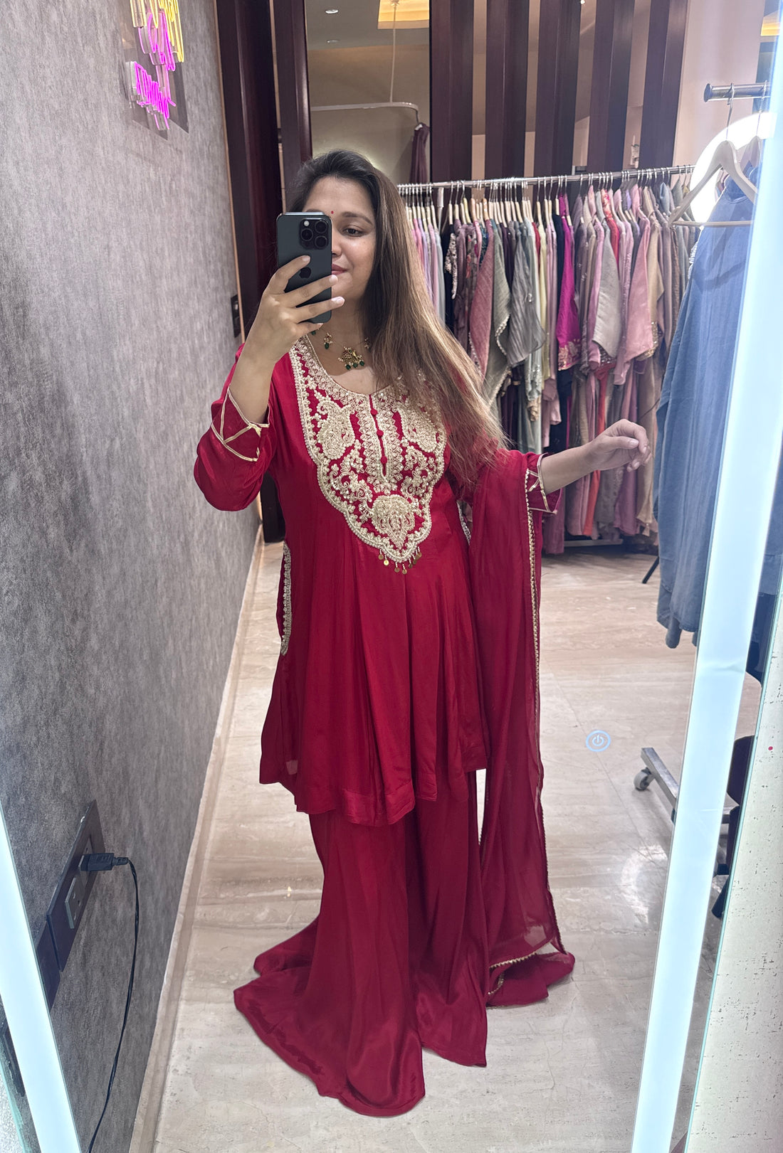 Nagma  Anarkali suit