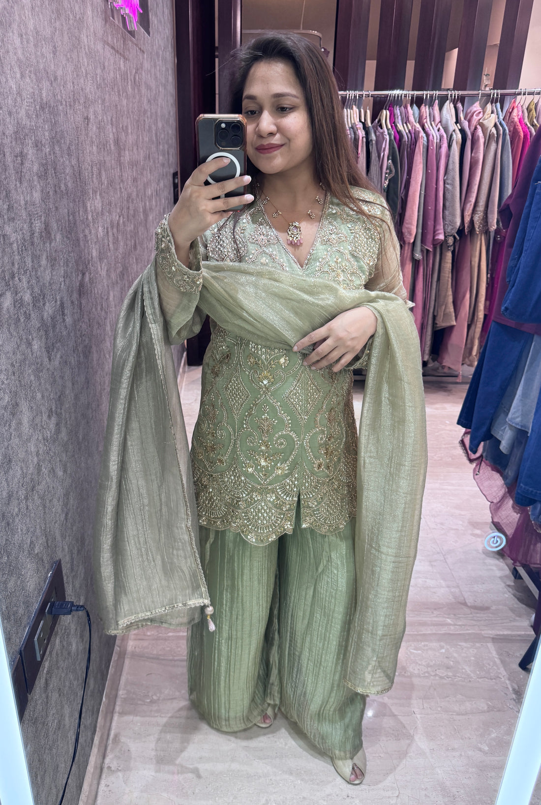 Hurain sharara suit