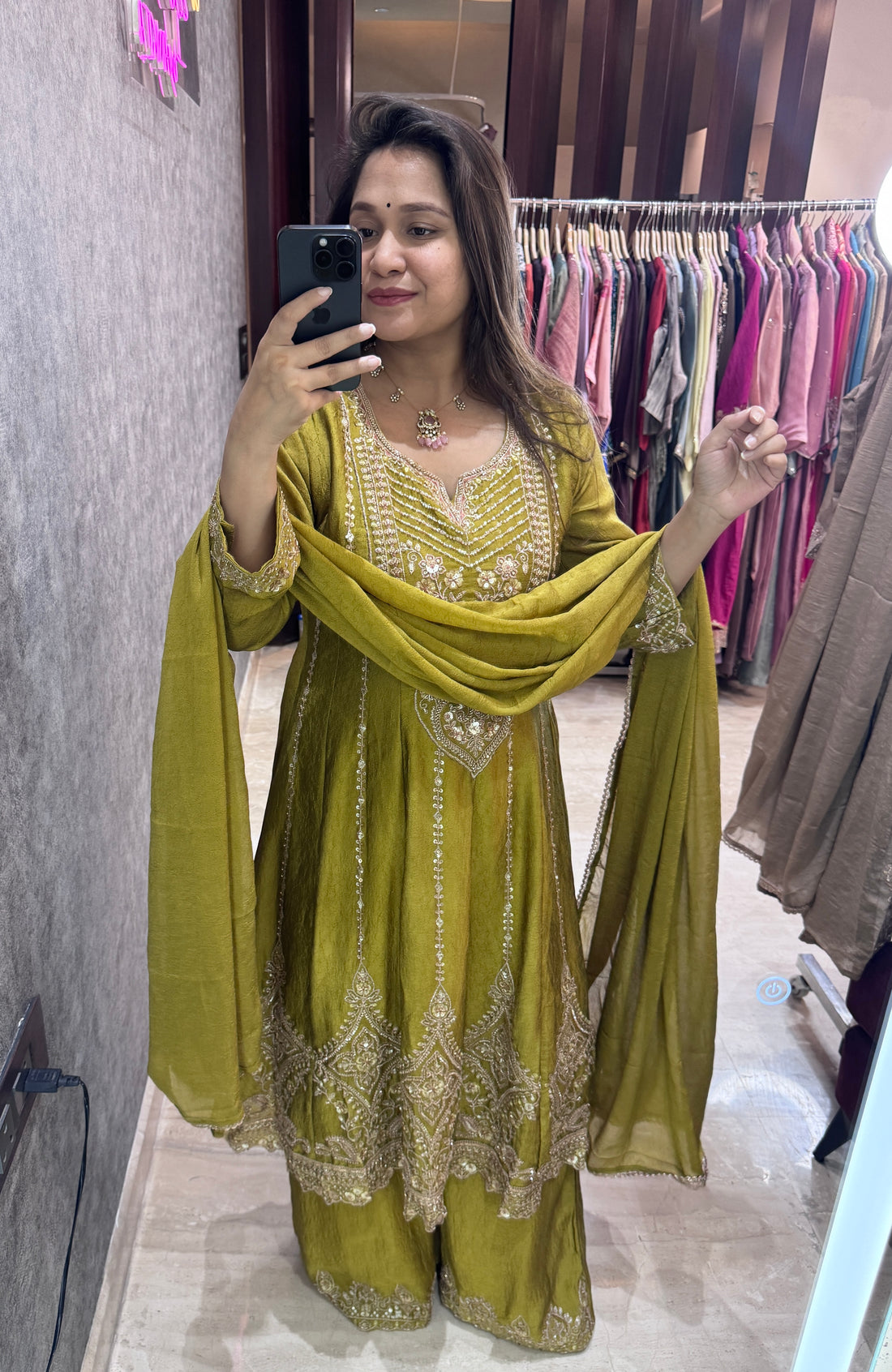 Vanya Anarkali sharara suit