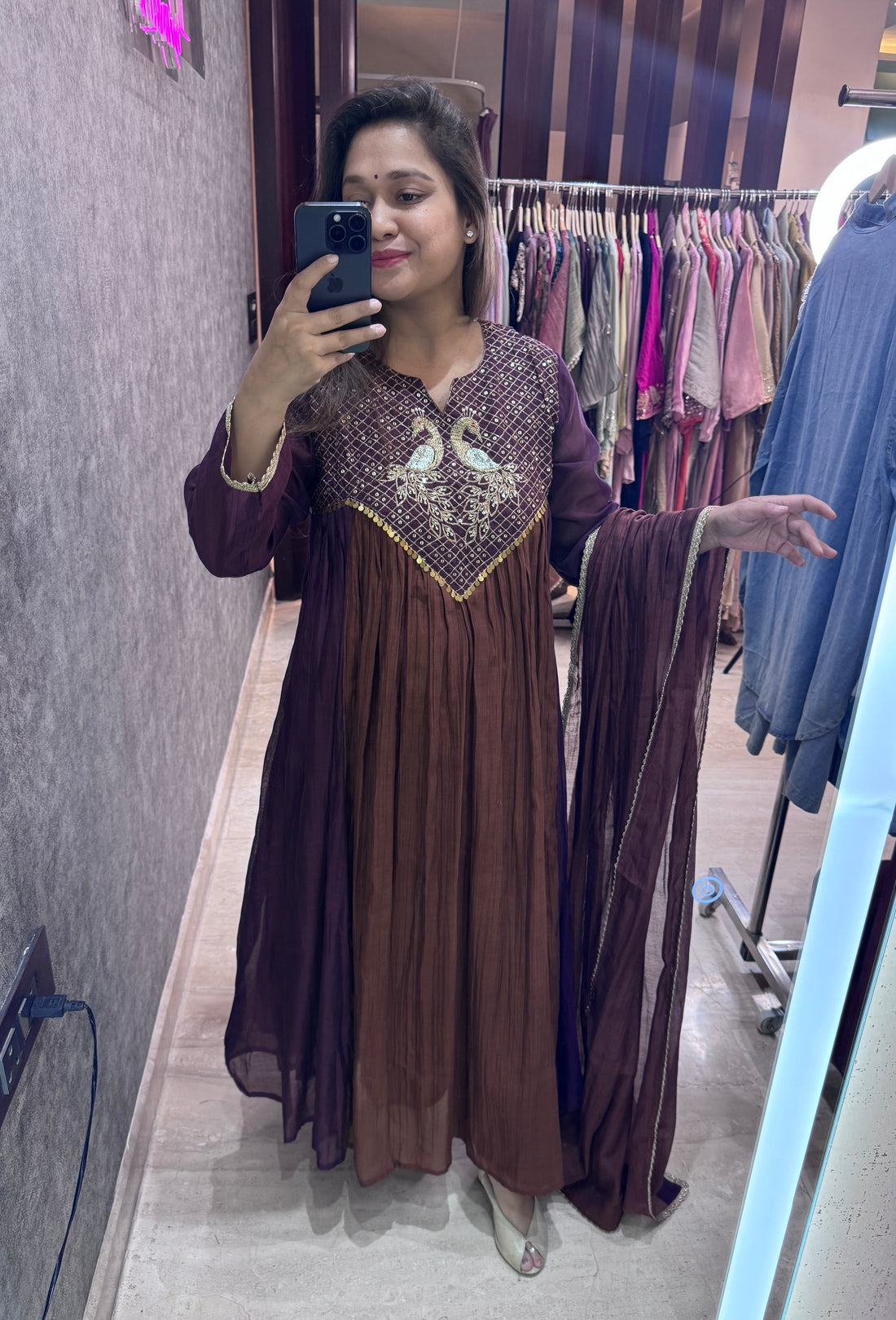 Aqsa Anarkali suit