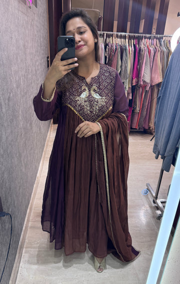 Aqsa Anarkali suit