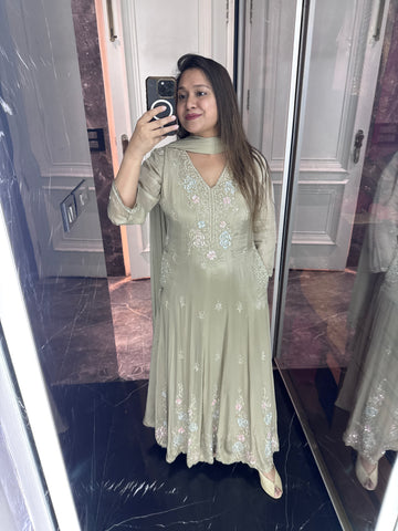 Zara Anarkali suit
