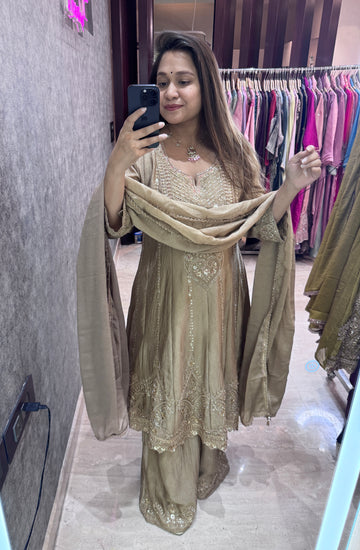 Vanya Anarkali sharara suit
