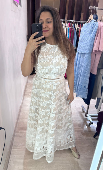 Ruba  skirt top coord set