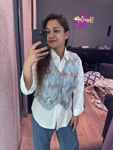 Sparkle wave shirt