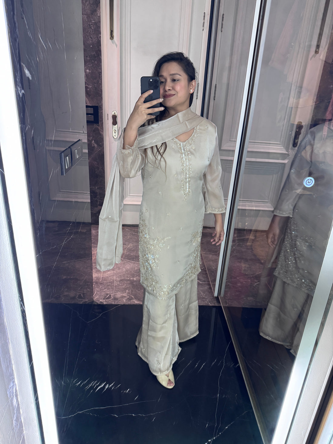 Sana sharara suit