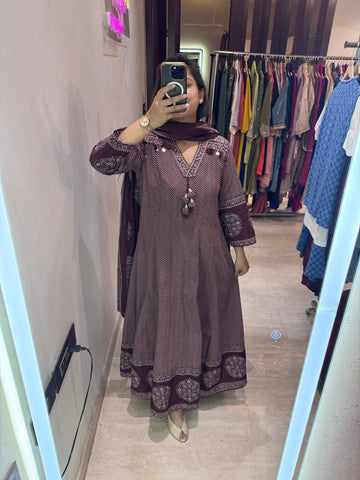 Meerab Anarkali  suit