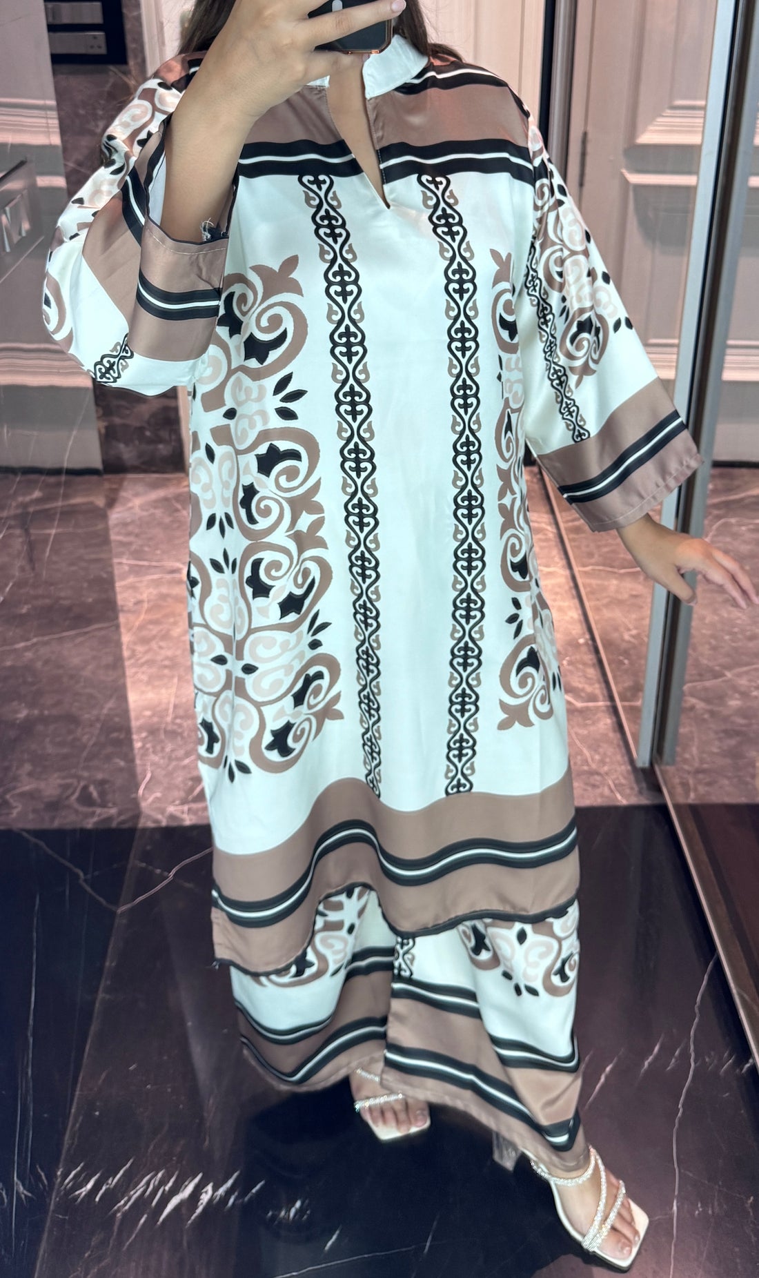 Pakistani satin viscose coord set from couture by Ankita 