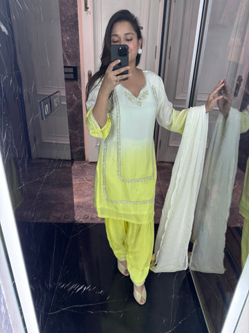 Ombre Farsi salwar suit