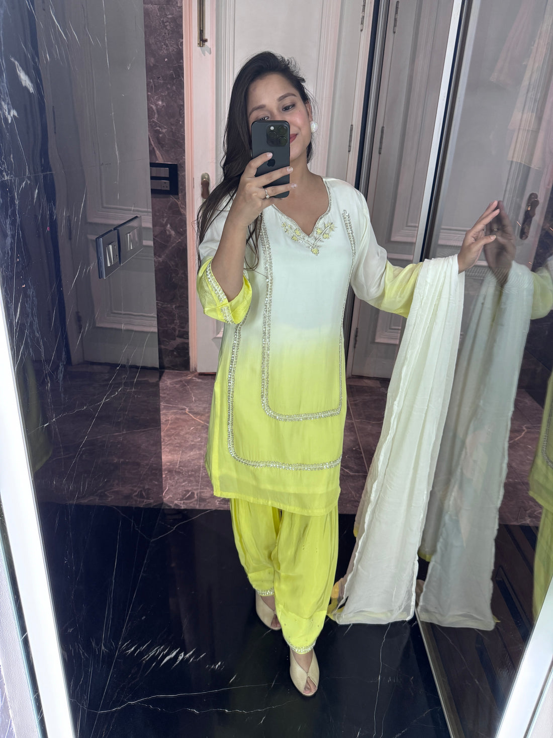 Ombre Farsi salwar suit