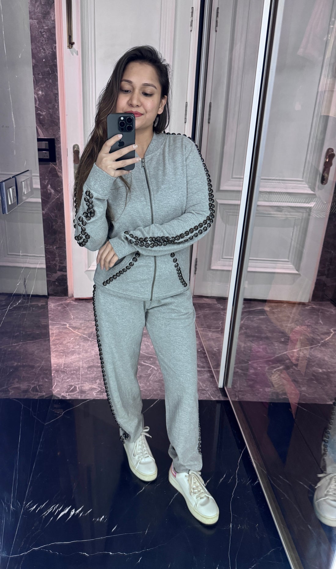 Studded lounge wear set