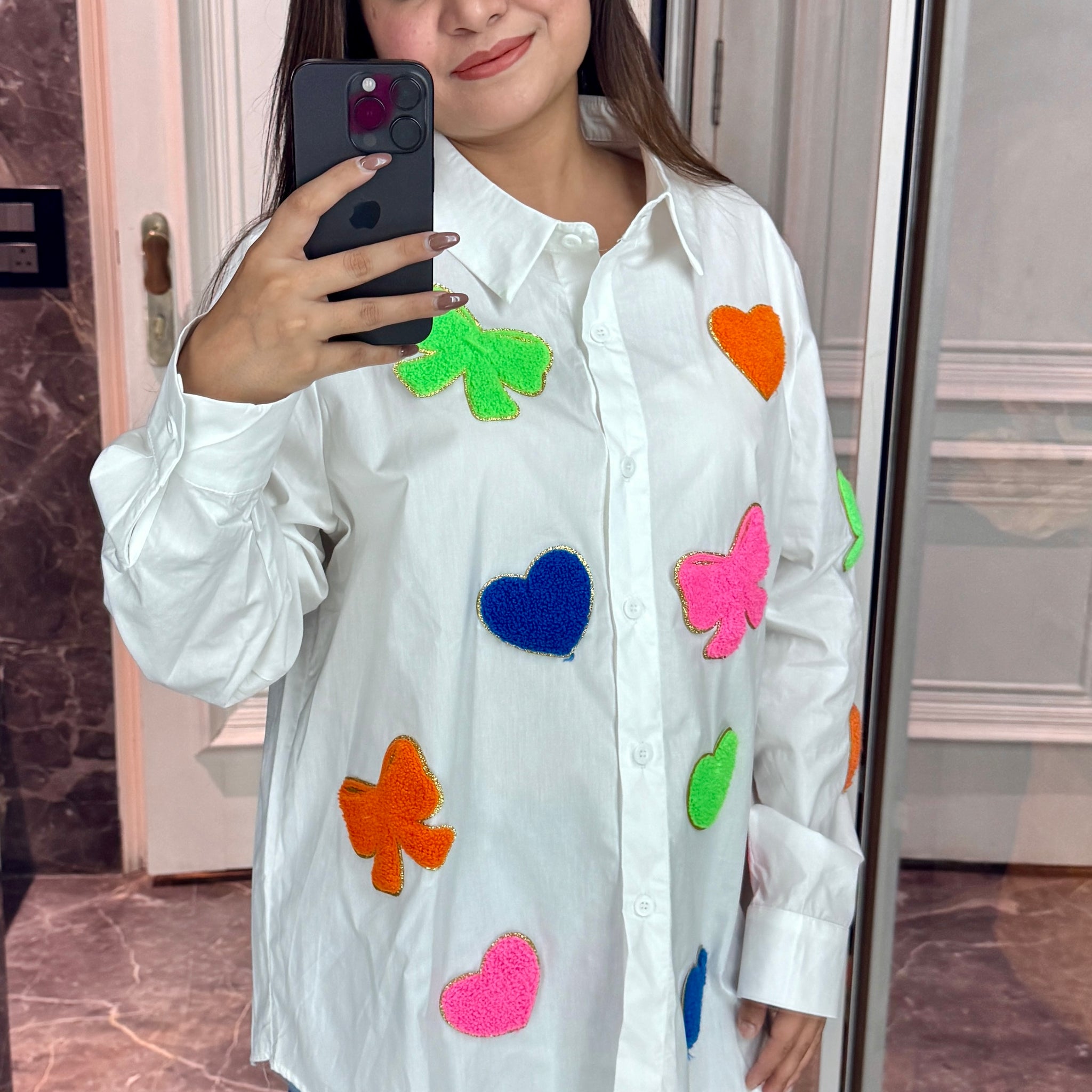 Heart & bow shirt