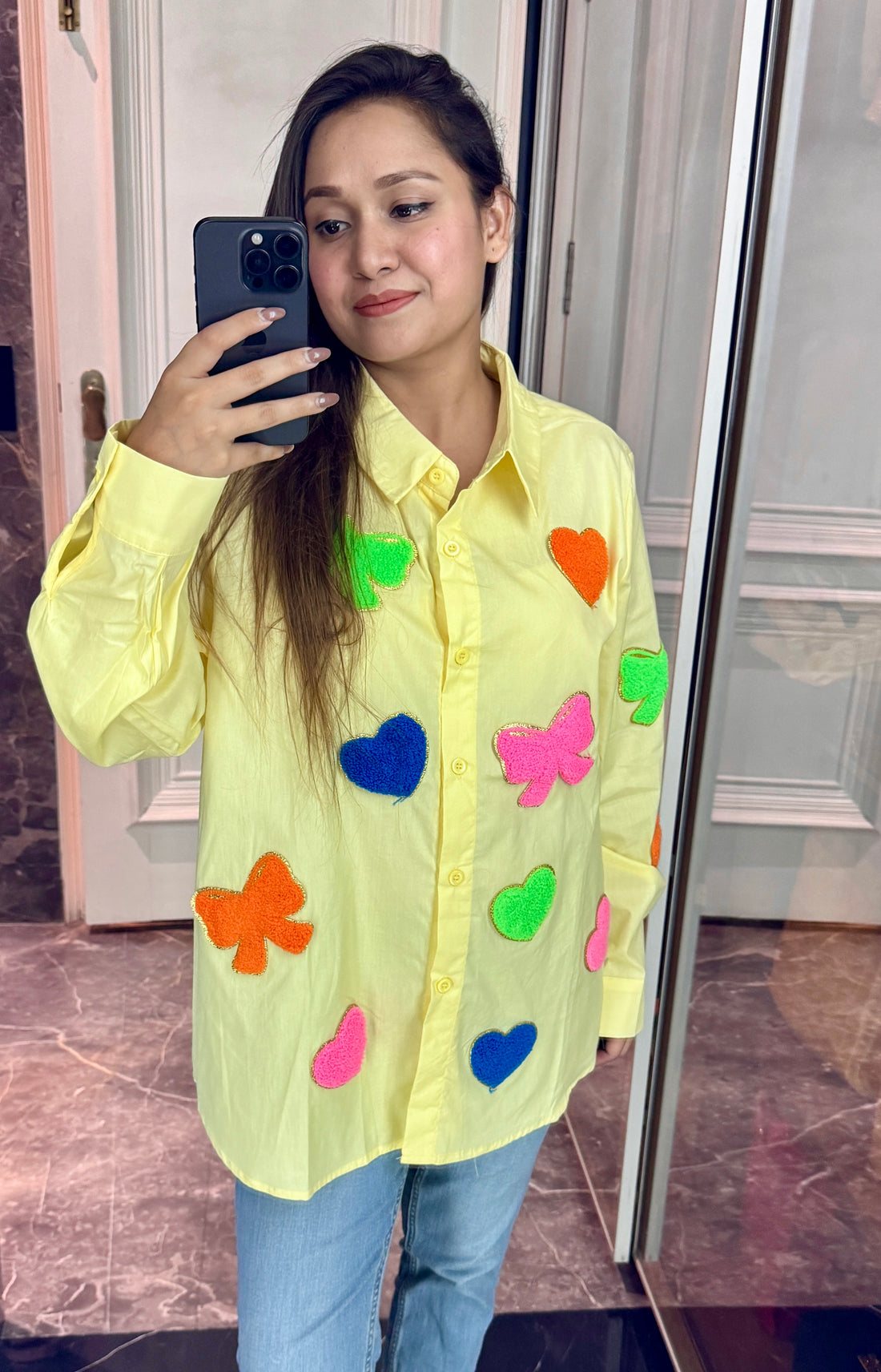 Heart & bow shirt