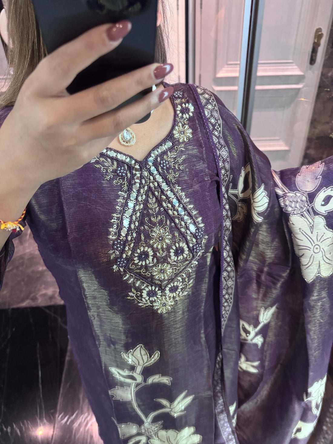 Purple Kashish Suit Set